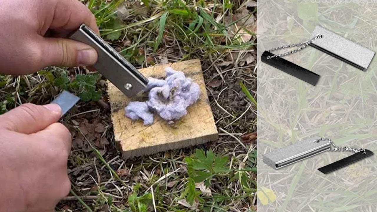 Comment allumer du feu avec une Pierre à Feu et Bloc de Magnésium