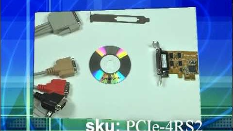 4port PCI-Express RS 232 Serial Card