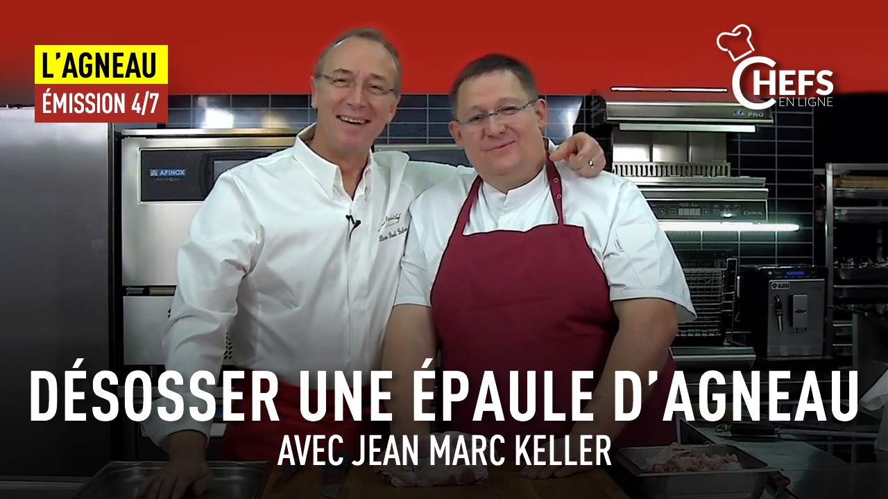 Préparer une épaule d'agneau avec Jean Marc Keller et Chefs en ligne
