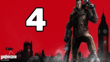 Wolfenstein: The New Order Walkthrough Part 4 - No Commentary Playthrough (PS4/Xbox One)