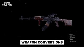 Black Ops Cold War - Weapon Conversions - Retribution