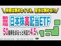 【株価は不安定でも配当は安定! 】新登場【日本株高配当ETF】で安心投資スタート