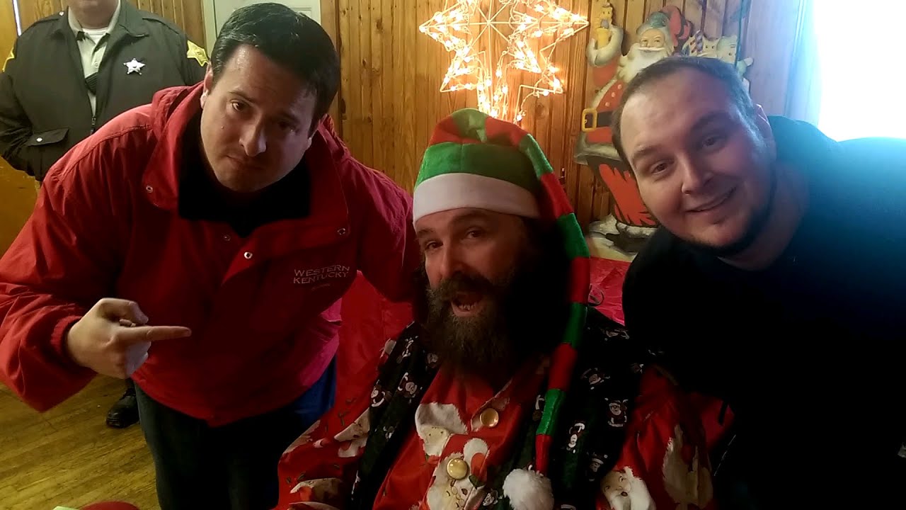 Mick Foley In Fruitcake Eating Contest In Santa Claus, Indiana [The Enhancement Talent]