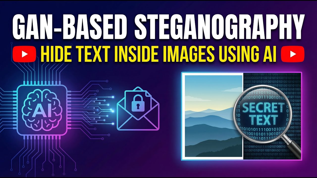 Стеганография на основе GAN | Скрытие текста внутри изображений с помощью ИИ