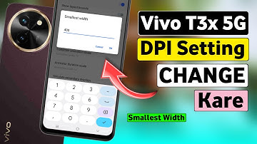 Vivo T3x 5G DPI Setting Change Kaise Kare | How To Change DPI Setting in Vivo T3x 5G