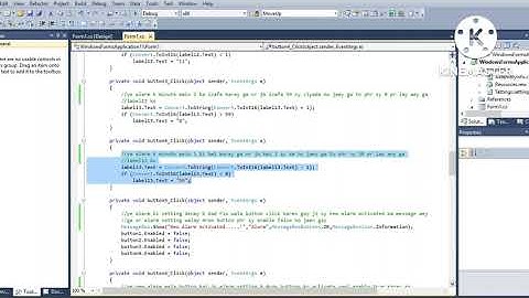 Alarm Clock Coding in C# (Part-2) @letsbwithc1937
