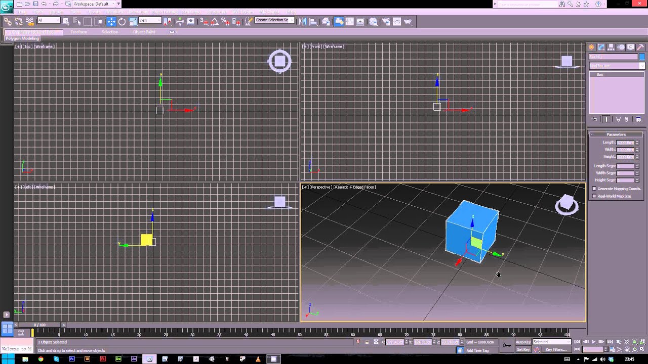 3dsMax Fundamentals - 4 - Transform Scale Rotate - YouTube