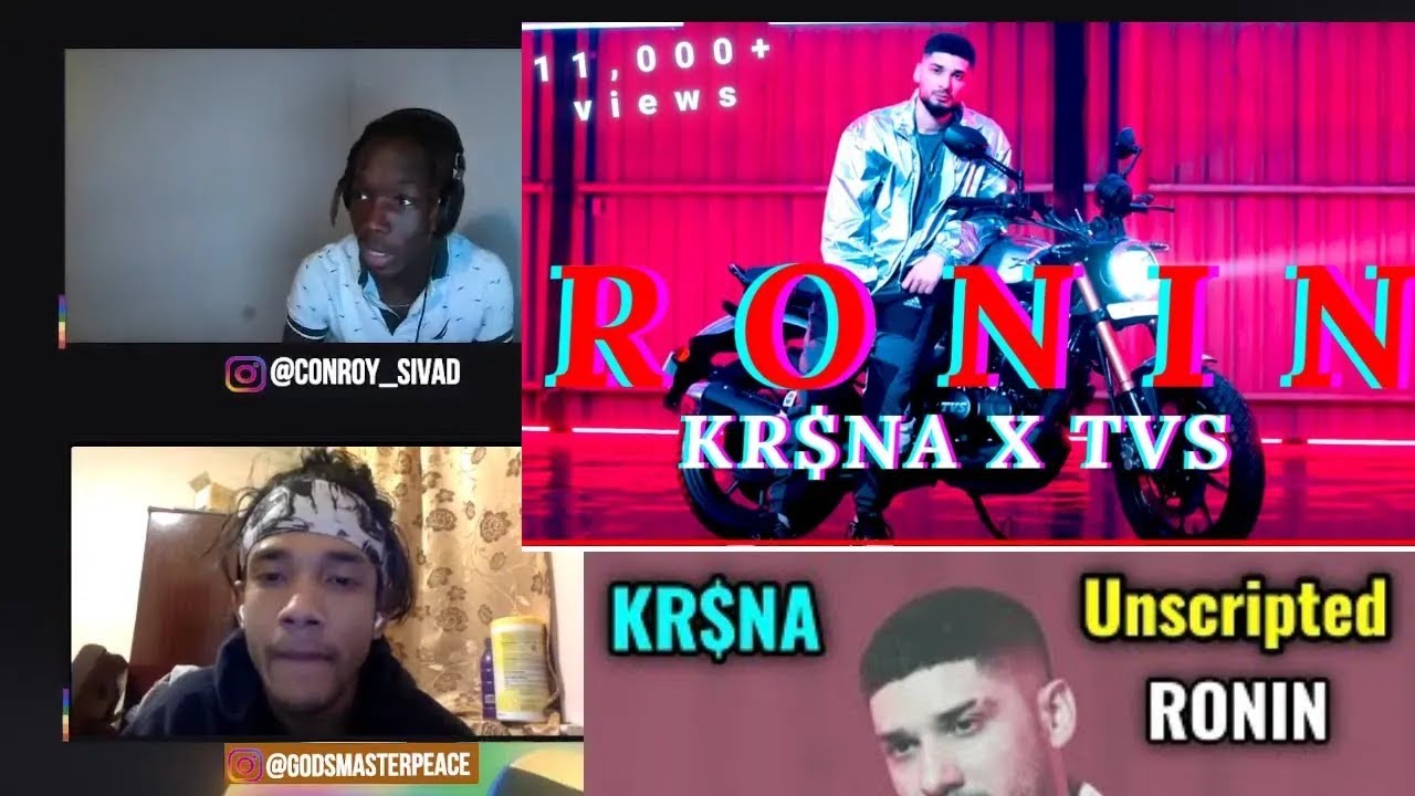 Rnin Rapper Rapper REACTS to KR$NA - RONIN | Official ENG Music Video | Tvs Company ...
