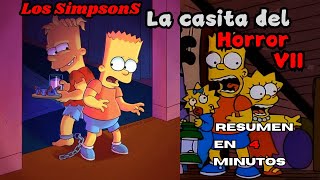 Los Simpsons El Gemelo malvado de bart La casita del horror VII #pelis #resumen #viral