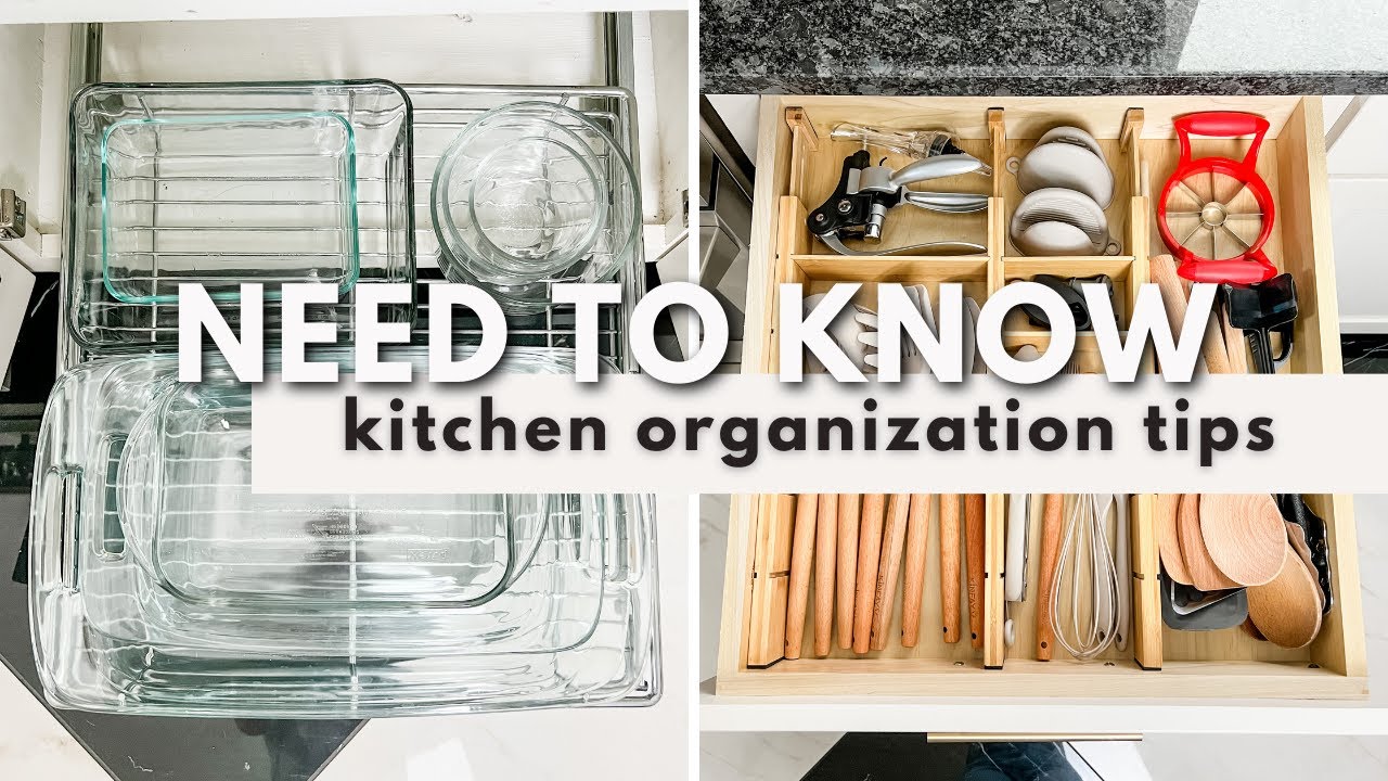 5 TIPS FOR A MORE ORGANIZED KITCHEN How to make your kitchen storage