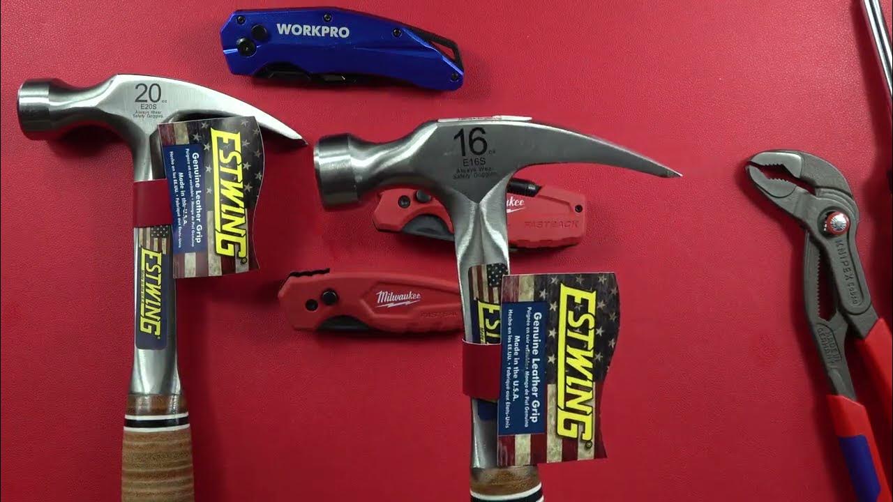 ESTWING 16 ounce Hammer with Leather grip tool review YouTube