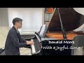 Donald moore  with a joyful song  choral music  piano accompaniment  stephen fung 