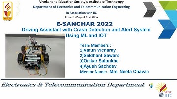 ESanchar - Driving Assistant with Crash Detection and Alert System using ML and IOT