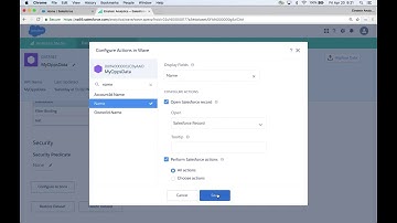 Einstein Analytics: Enabling the Action Framework