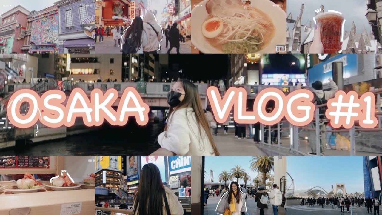 เที่ยว โอ ซา ก้า เดือน ไหน ดี  Update 2022  JAPAN VLOG #1 เที่ยวโอซาก้าครั้งแรก แฮปปี้มว้าก! | KaewVlog in Japan