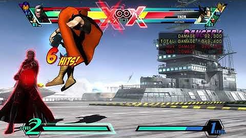 UMvC3 - Meterless Thor Kill in 10 Hits Challenge - Wesker...technically(9 hits)