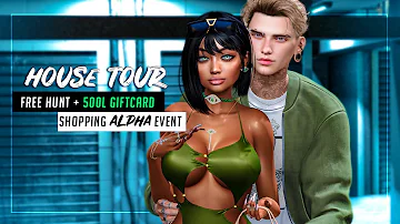 Second Life New HOUSE Tour | FREE Hunt + 500L Giftcard | Shopping @ ALPHA event