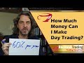 How much money can I make Day Trading