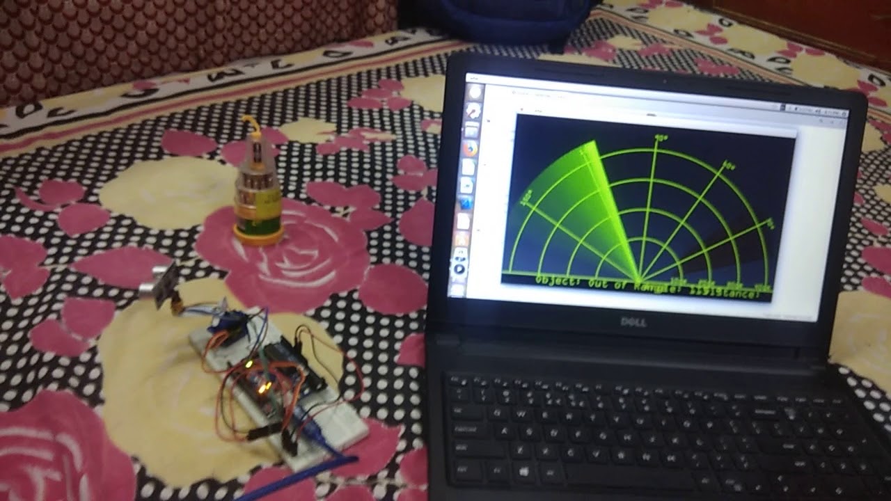 Real-time 2D plot of Azimuth Plane using Ultrasonic Wave Sensor (HC ...