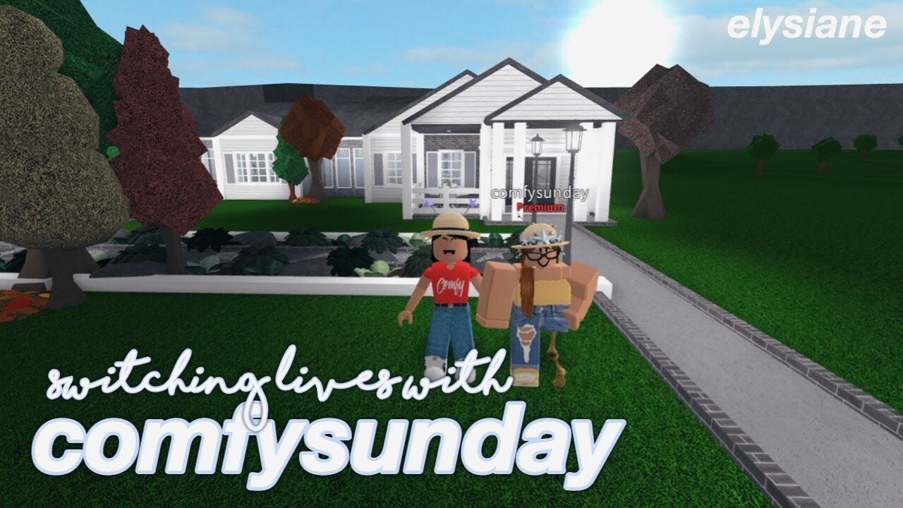 Roblox Bloxburg Switching Lives With Comfysunday - 