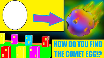 HOW TO FIND THE COMET EGG! PET SIM X (Roblox)