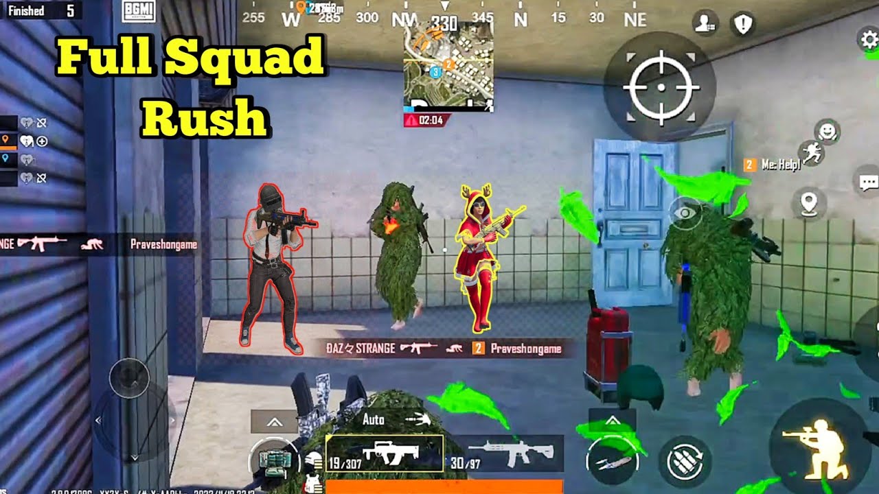 Full Squad Rush Gameplay Video ...! Bgmi Gameplay Video ..! - YouTube