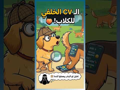 الكلاب لما بتسلم على بعض