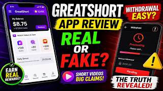 GreatShort App Review | Real Withdrawal Test and Earnings System Explained screenshot 2