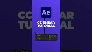 Create Stunning Water Distortion Effect in After Effects | CC Smear Tutorial 🌊🎨