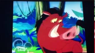 Timon And Pumbaa Pumbaa Sits On Monty