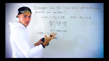 QMS 110 (Ryerson University) - Perpendicular vs Parallel Lines with Decimals