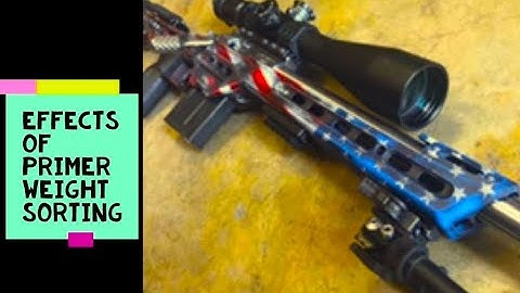 Effects of Primer Weight Sorting