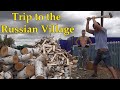Real Russian Countryside:Cooking Pelmeni, Drinking Tea & Chopping Wood