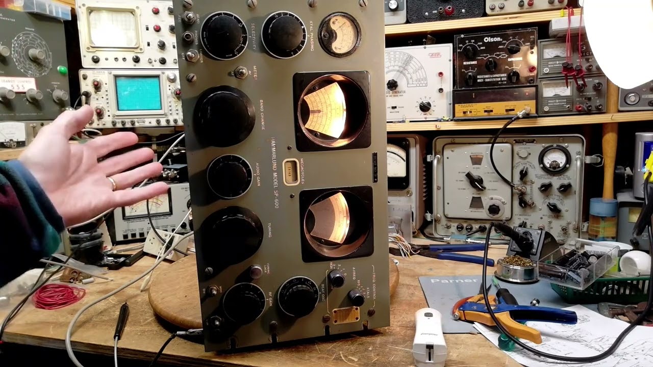 Hammarlund SP 600 Communications Receiver Video #30 - Power Supply
