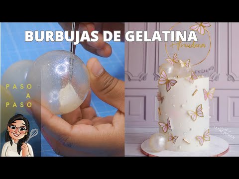 burbujas de gelatina/ esferas comestibles