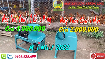 So Sánh Máy Thái Chuối 2 Chức Năng Và 1 Chức Năng Giá Bao Nhiêu