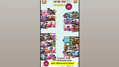 #bird #sort 2 #color #puzzle #level 536 #birdsort #colour #gaming #viral #trending #shorts #solution