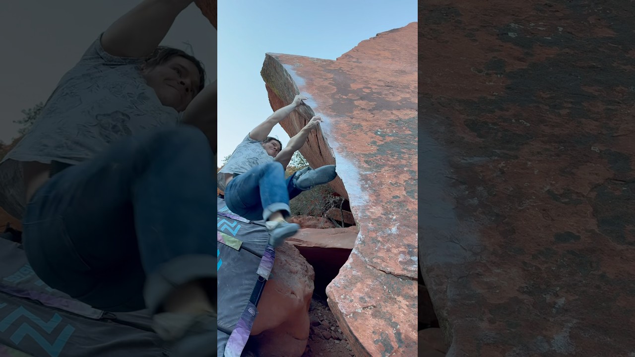 Stasis V11 (8A) (With Multiple Angles and Closeups)  - Calico Basin • Red Rock Bouldering (NV)