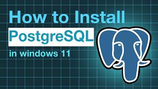 How to install PostgreSQL in windows 11 | Database Management System (DBMS)