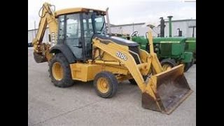 John Deere 310g stuck in park.