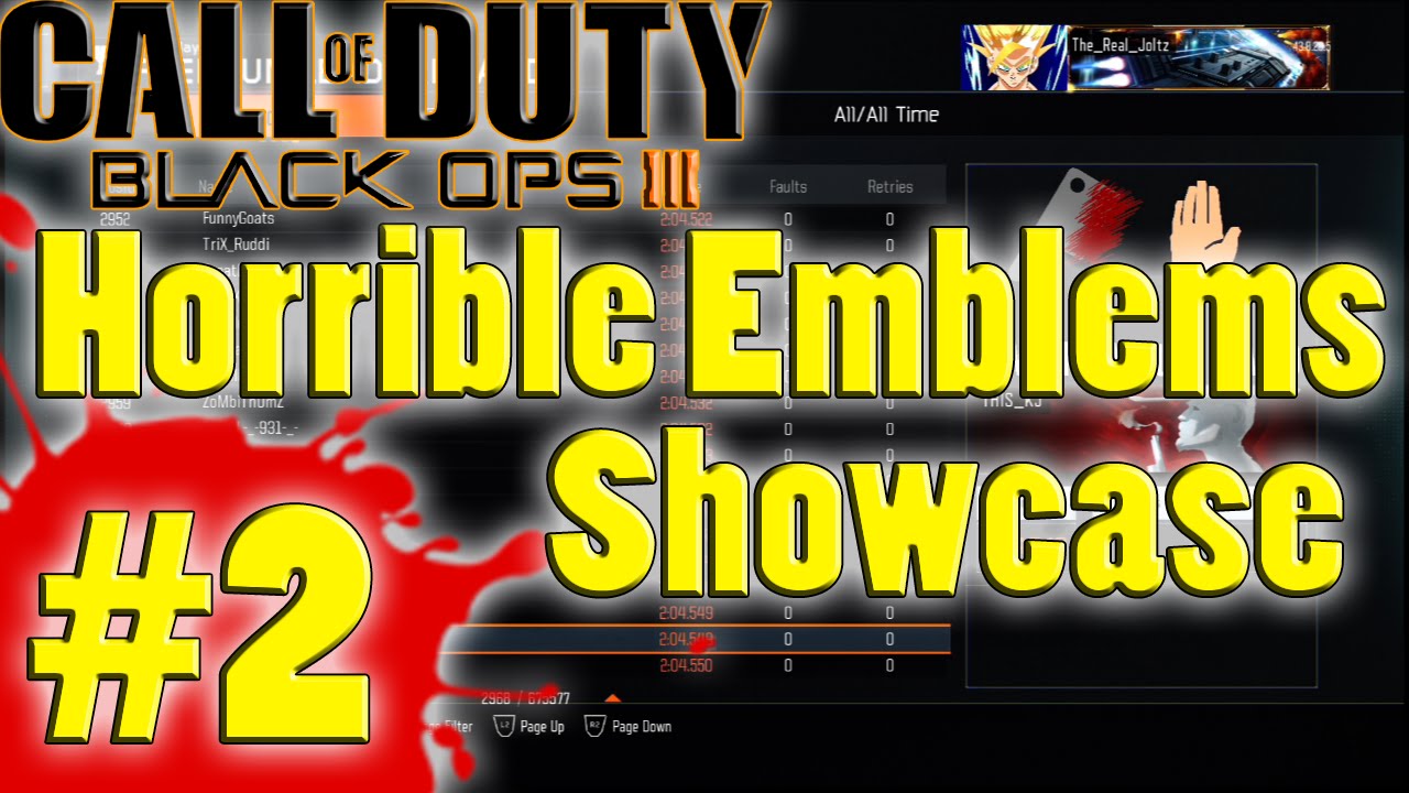 Black Ops 3 | Horrible Emblems Showcase #2
