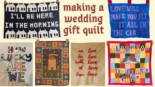 making a wedding gift quilt for one of my best friends