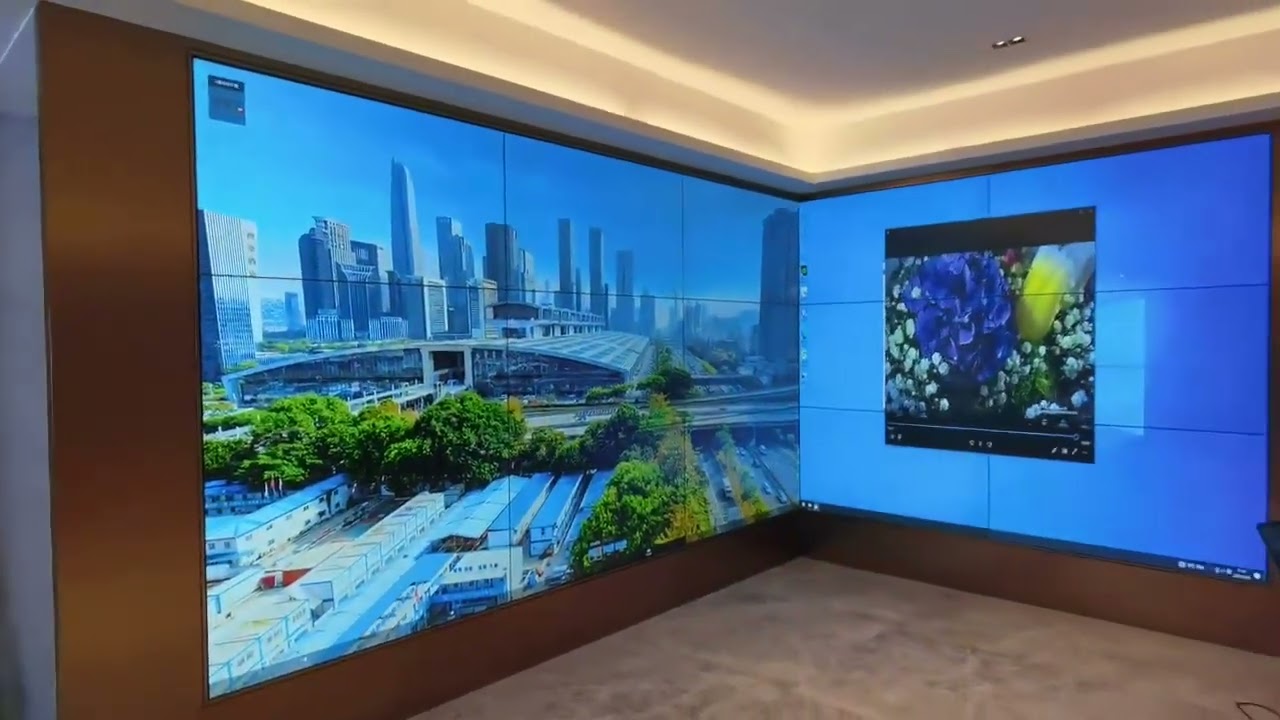 15 pcs 55inch TV wall display controller setting 