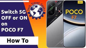 Hoe je 5G in- of uitschakelt op de Poco F7 van Xiaomi #PocoF7 #5G #HowTo