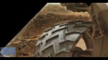 MSL 546 A Quick look through the wheels of the Rover