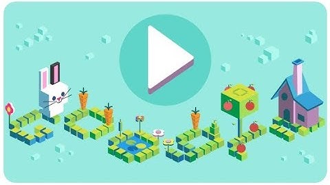 Google Doodle. Celebrating 50 years of Kids Coding