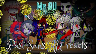 -Past Sans AU reacts to future-Warnings and Ships in DESC-Sorry this took long ^_^