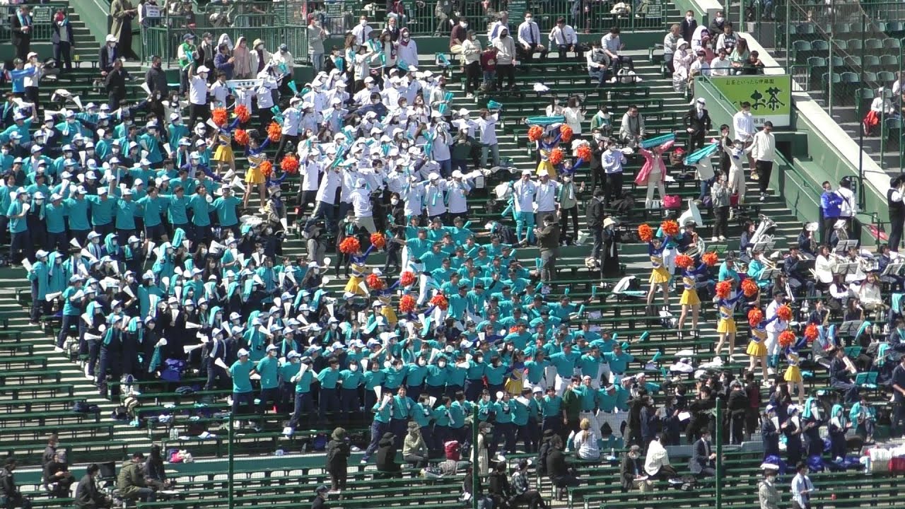 ≪選抜≫甲子園(2023)　山梨学院　得点＆『ベルマーレビッグウェーブ』①　準決勝