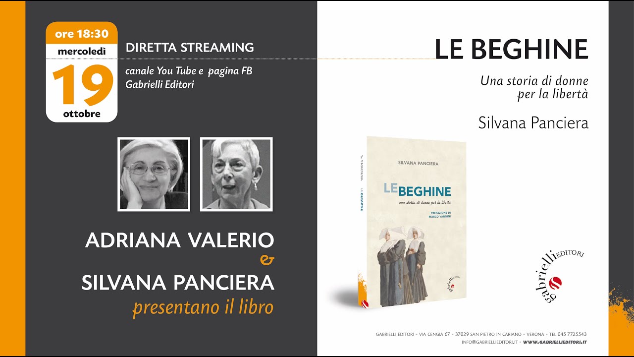 Le beghine - Incontro con Adriana Valerio e Silvana Panciera