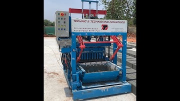 CONCRETE BLOCK MAKING MACHINE-TTI LS HSAFM 870M 2022 VIDEO